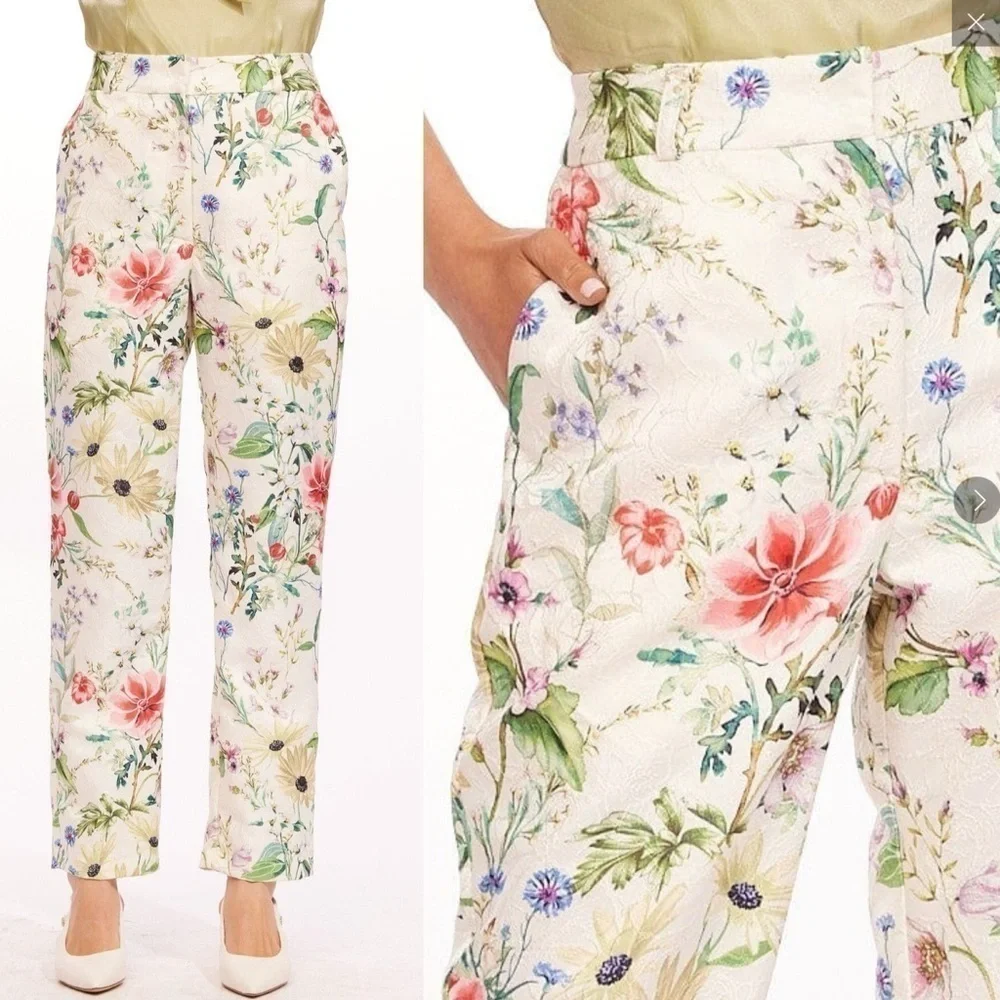 Eva Franco Giada Pant in Pink Magnolia NWT